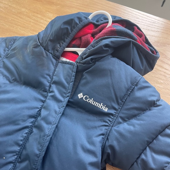 Columbia baby bunting puffer snow suit navy size 0-3 months - Picture 2 of 4